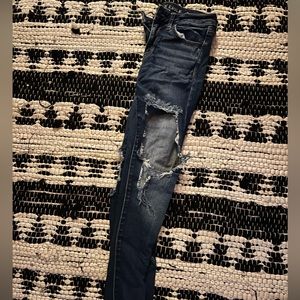 Ripped American eagle jeans